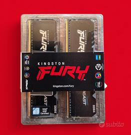 RAM DDR4 KINGSTON FURY BEAST RGB 16gb