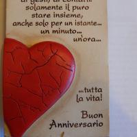 BUON ANNIVERSARIO nuovo in PIETRA
