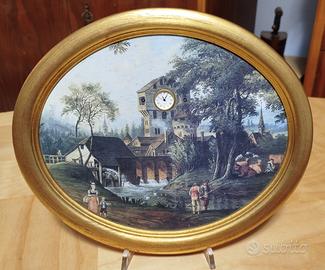 Quadro-orologio da collezione "Alla diga"