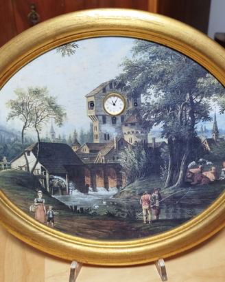 Quadro-orologio da collezione "Alla diga"