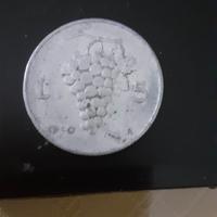 moneta 5 lire con l uva