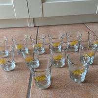 12 tazzine da caffè trasparenti