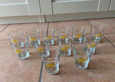 12 tazzine da caffè trasparenti