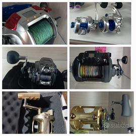 mulinelli da traina elettrici canne pesca col vivo