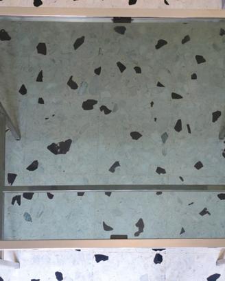 Tavolo metallo anni 70