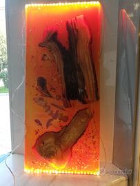 pannello decorativo resina fatto a mano 