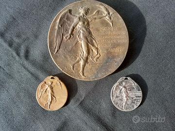 Tre medaglie Qui Touring primi novecento, TCI