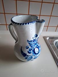 Vintage brocca Spagna fatta e dipinta a mano