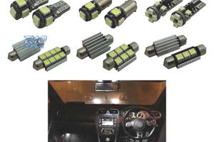 KIT 16 LAMPADE LED INTERNE PER VOLKSWAGEN VW GOLF 