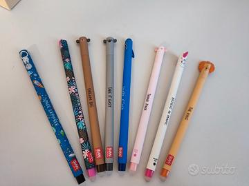 Legami 7 penne fuori produzione + penna Leone