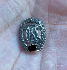 TEDESCO WW2 Distintivo DRL ARGENTO ORIGINAL
