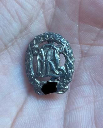 TEDESCO WW2 Distintivo DRL ARGENTO ORIGINAL