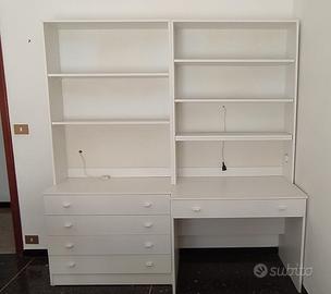 Libreria con scrivania