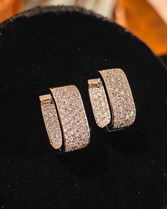 Orecchini eleganti con zirconi  per donna