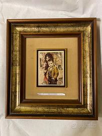 Serie wenk quadro su lastra in argento