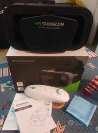 Visore VR SHINECON +telecomando bluetooth