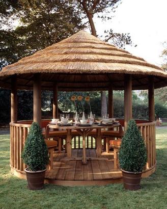 Gazebo in paglia