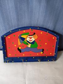 Appendi oggetti vintage in legno per bambini