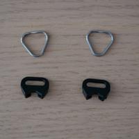 Paio di ganci per tracolla macchina fotografica