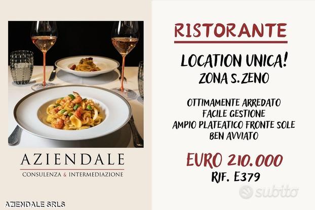 Aziendale - rinomato ristorante zona s.zeno