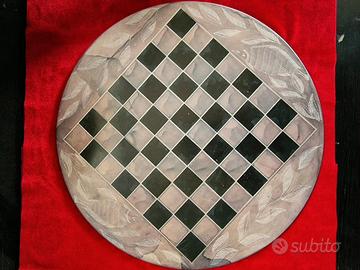 Scacchiera vintage in marmo 