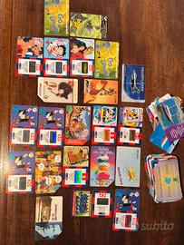 Lotto di 110 carte telefoniche vintage