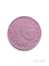 Moneta 20 centesimi Re vittorio emanuele III 1939