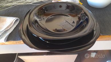 piatti in vetro nero ikea