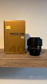 Nikon AF-S DX Micro Nikkor 40mm f/2.8G