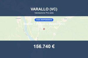 Immobile in asta di 185 m² con box auto a Varallo