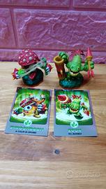 Lotto 2 skylanders Zook shroom boom con carte foil