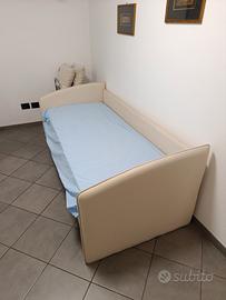 letto singolo con secondo letto estraibile