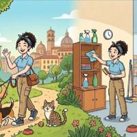 Magazzino, pulizie, dog sitter e cat sitter