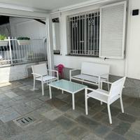 Set giardino terrazzo bianco
