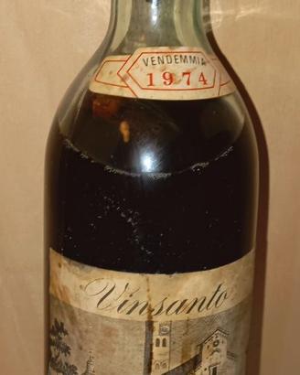 Bottiglia d'annata anno 1974 Vin Santo (PI)