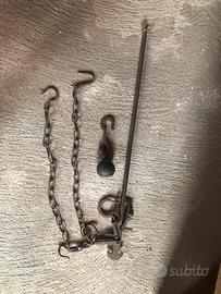 Antica Stadera bilancia a leva con piatto e peso