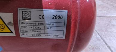 bombola compressore  25 litri FIAC 