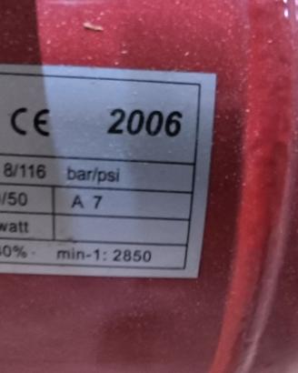 bombola compressore  25 litri FIAC 