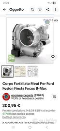 CORPO FARFALLATO Ford Fiesta