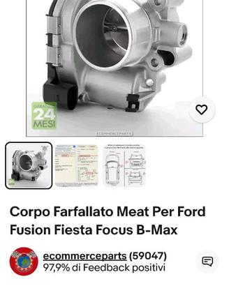 CORPO FARFALLATO Ford Fiesta