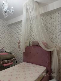 Letto contenitore tapezzato