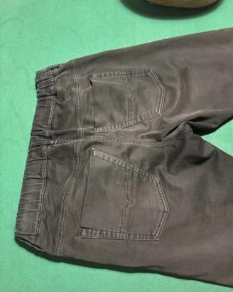 Jeans Diesel uomo nero slavato W32- vita elastica