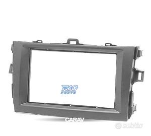 CORNICE NERA RADIO 2-DIN PER TOYOTA COROLLA 07-13