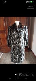 Chic ed elegante cappotto in astrakan e visone 