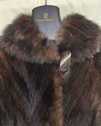 Pelliccia cappotto visone