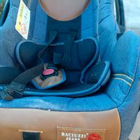 seggiolino bambino per auto baciuzzi jeans 