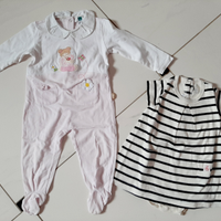 Tutina Thun e vestito petit bateau 12 mesi