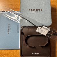 Bracciale Tennis in Argento Brunico e Zirconi Neri