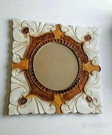 Quadro Indonesiano a Specchiera Da Parete Vintage