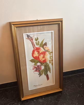 Quadro lungo minimal con cornice